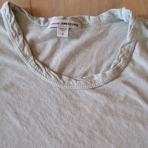 James Perse Soft Blue Tee Size 4